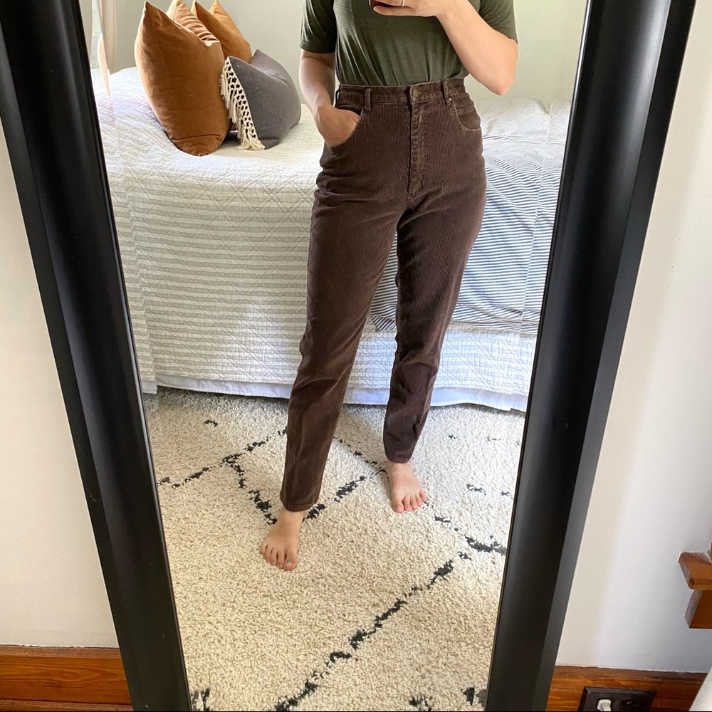 Y2K Newport News vintage corduroy straight leg high waist pants